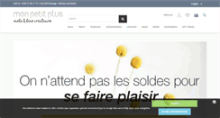 Desktop Screenshot of monpetitplus.com